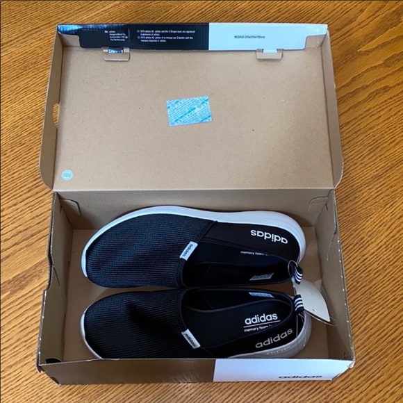 Adidas Women Cloudfoam Lite Racer Slip-on Sneakers - Picture 10 of 11